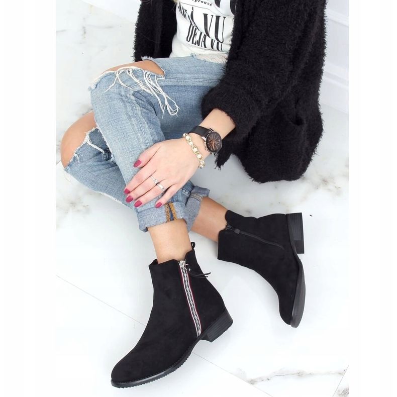 Cizme negre pentru femei negre 168-287 Negre negru 2