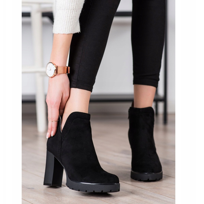 Bella Paris Cizme cu toc înalt negru 2