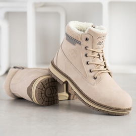SANDIC Trappers With Sheepskin bej 4