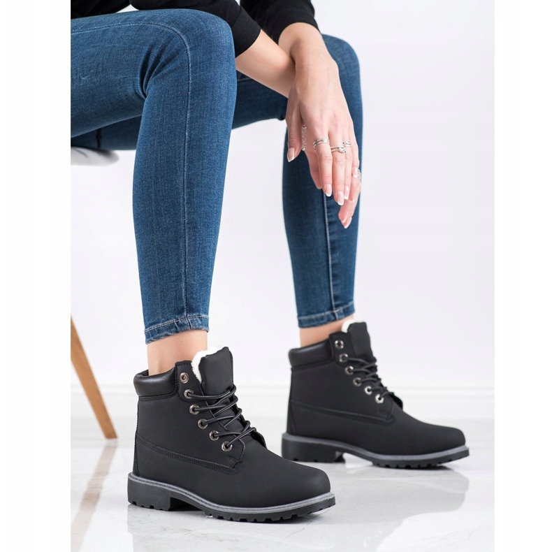 SHELOVET Trappers Casual negru 1