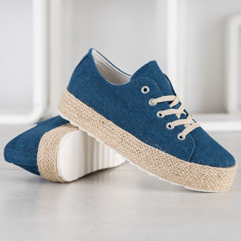 Kylie Adidași pe platformă albastru 1