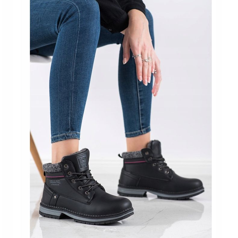 Arrigo Bello Cizme legate cu încălzire negru 1 Arrigo Bello Cizme legate cu încălzire negru 1