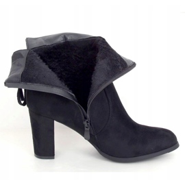 Tocuri înalte negre clasice 6782-1 Negru 4