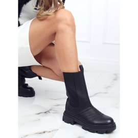 Cizme negre de motocicletă D-5 Negre negru 1 Cizme negre de motocicletă D-5 Negre negru 1