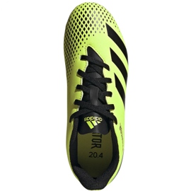 Ghete de fotbal Adidas Predator 20.4 FxG Jr EH3037 verde verde 1