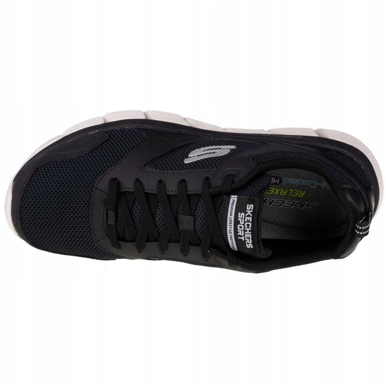 Pantofi Skechers Skech-Flex 3.0 M 52844-BKW negru 2