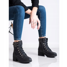 Queentina Cizme calde pe stâlp negru gri 1 Queentina Cizme calde pe stâlp negru gri 1