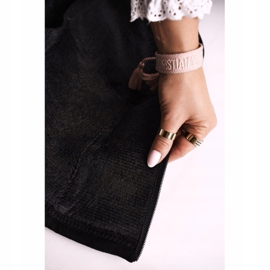 Cizme înalte de damă piele de căprioară neagră Gracelyn negru 1