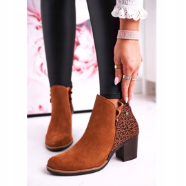 Cizme de piele pentru femei cu toc înalt Maciejka Red 04833 maro 2 Cizme de piele pentru femei cu toc înalt Maciejka Red 04833 maro 2