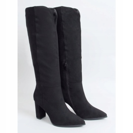 Cizme clasice cu un decupat negru RB89P Negru 1