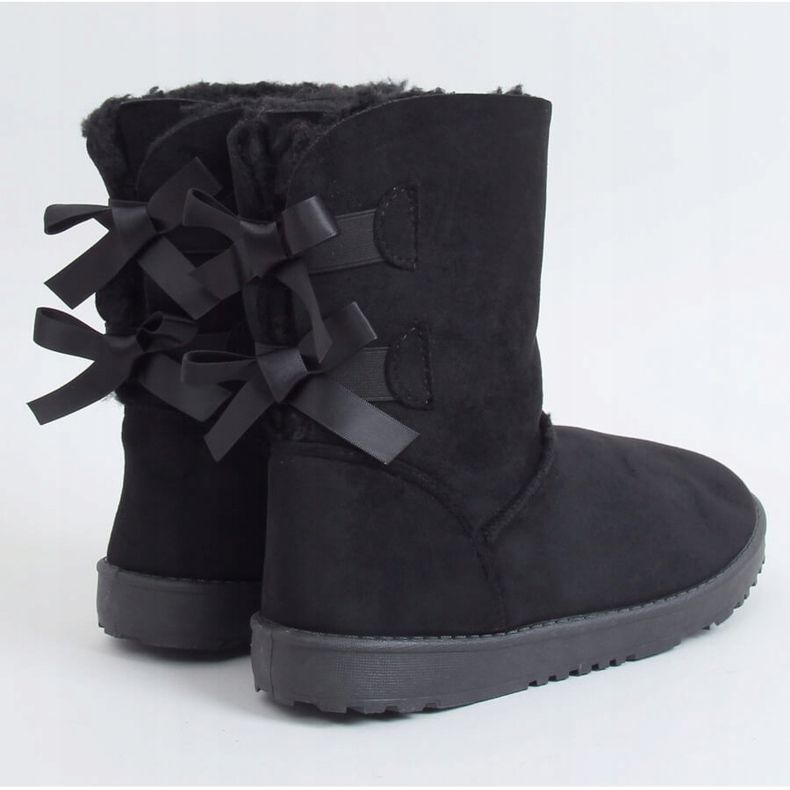 Ghete de zăpadă cu arcuri negre B195-1 Negru 1