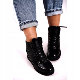 Haver Adidași pentru femei Botine negre Carol negru 3