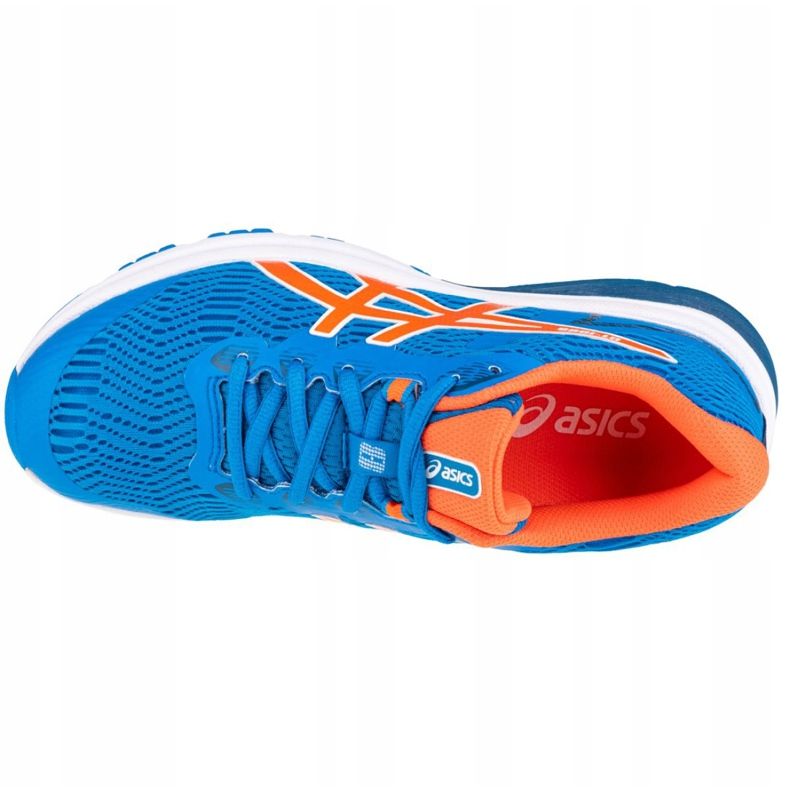 Asics GT-1000 8 Gs Jr 1014A068-400 alb albastru portocale 2