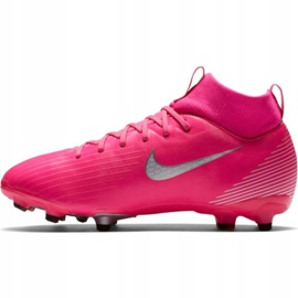 Pantofi de fotbal Nike Mercurial Superfly 7 Academy Mg Jr DB5609 611 multicolor roz 1