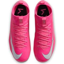 Pantofi de fotbal Nike Mercurial Superfly 7 Academy Mg Jr DB5609 611 multicolor roz 6