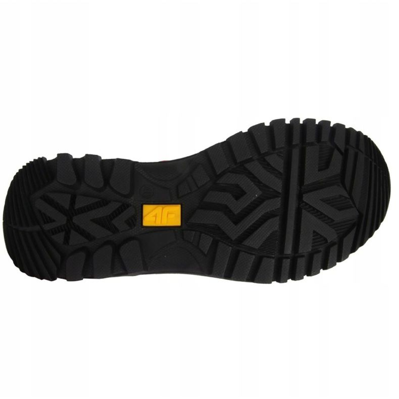 4F M H4Z20 OBMH253 62S pantofi de trekking negru roșu 1