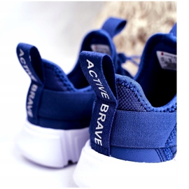 Navy B012310074 Pantofi pentru copii sportivi albastru 4