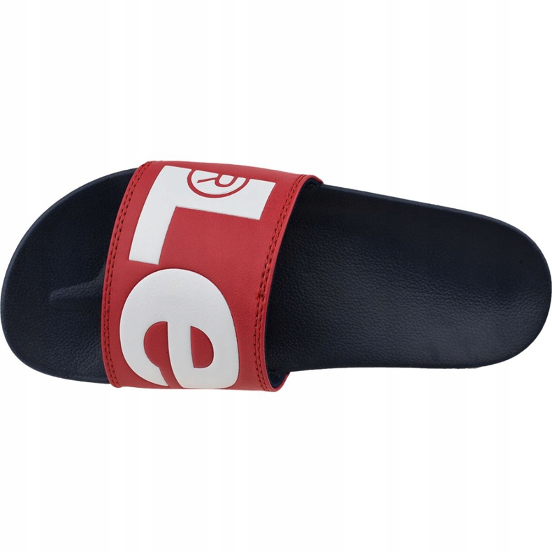 Sandală Levi's Batwing Slide 231548-794-87 alb roșu albastru marin 2