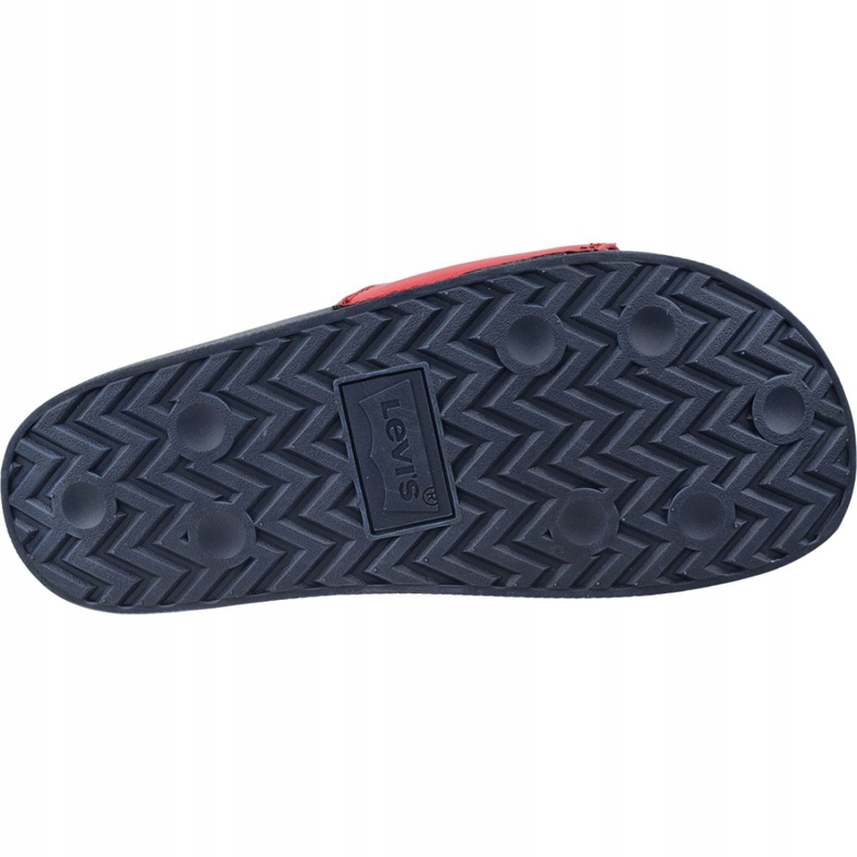 Sandală Levi's Batwing Slide 231548-794-87 alb roșu albastru marin 3
