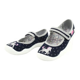 Încălțăminte pentru copii Befado 114X414 albastru marin gri 3