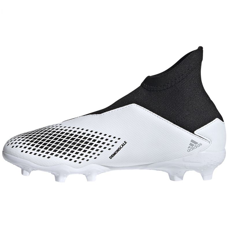 Ghete de fotbal Adidas Predator 20.3 Ll Fg Jr FW9212 alb alb 1