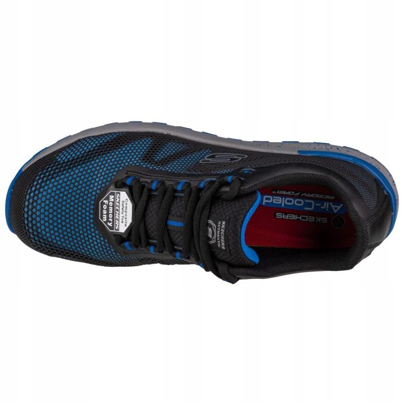 Pantofi Skechers Bulklin-Lyndale W 77180EC-BLU negru albastru 2