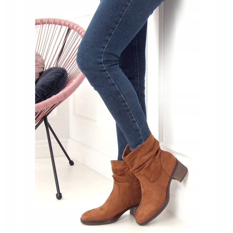 Camel 6341 Cizme cu toc înalt Camel maro 1