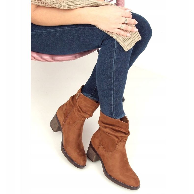 Camel 6341 Cizme cu toc înalt Camel maro 2