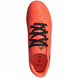 Ghete de fotbal Adidas Nemeziz 19.4 FxG Jr EH0507 multicolor portocale 1