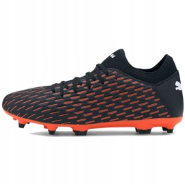 Ghete de fotbal Puma Future 6.4 Fg Ag M 106195 01 albastru, negru, portocaliu negru 2