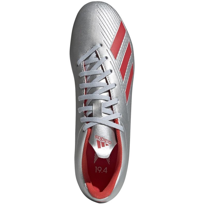 Ghete de fotbal adidas X 19.4 FxG argintiu F35379 3