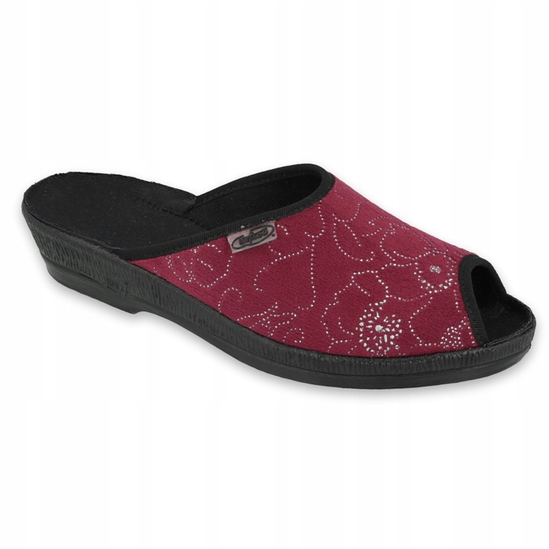 Pantofi de damă Befado pu 581D195 negru roșu multicolor 1