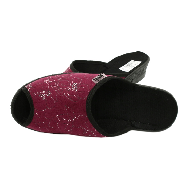 Pantofi de damă Befado pu 581D195 negru roșu multicolor 5