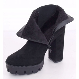 Cizme negre pe platformă Cizme Jodhpur DA30P Negru 2 Cizme negre pe platformă Cizme Jodhpur DA30P Negru 2