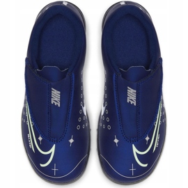 Pantofi de fotbal Nike Mercurial Vapor 13 Club Mds Tf Ps (V) Jr CJ1180-401 albastru marin 4