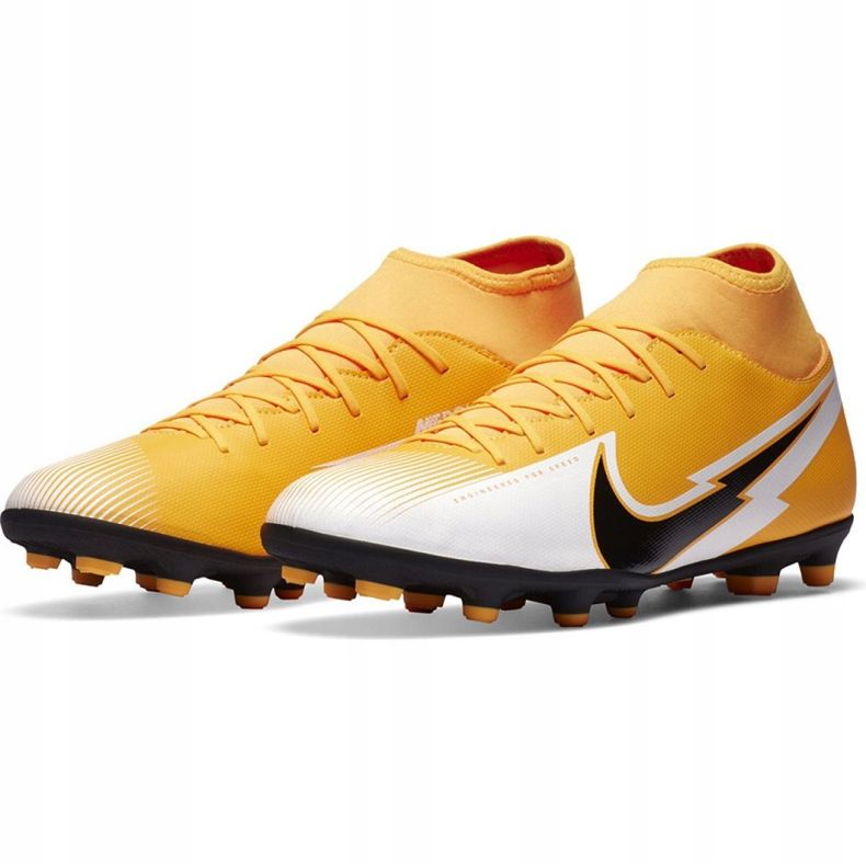 Pantofi de fotbal Nike Mercurial Superfly 7 Club FG / MG M AT7949 801 multicolor galben 1