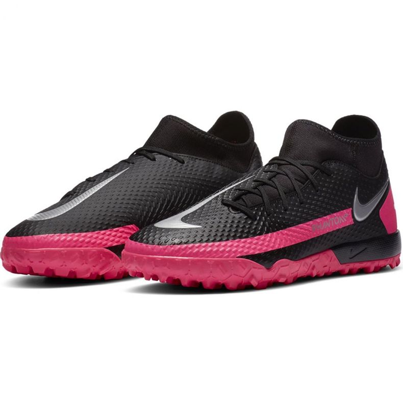 Pantofi de fotbal Nike Phantom Gt Academy Df Tf M CW6666 006 roz, negru negru 2