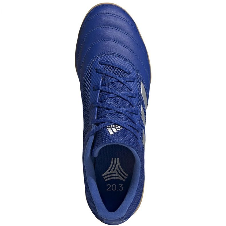 Ghete de fotbal Adidas Copa 20.3 In Sala M EH1492 argintiu, albastru albastru 1