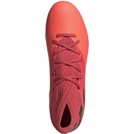 Ghete de fotbal Adidas Nemeziz 19.3 Fg M EH0300 multicolor portocale 1