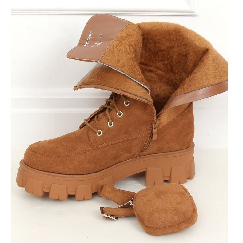 Camel NC1111 Cizme de cămilă cu poșetă maro multicolor 1