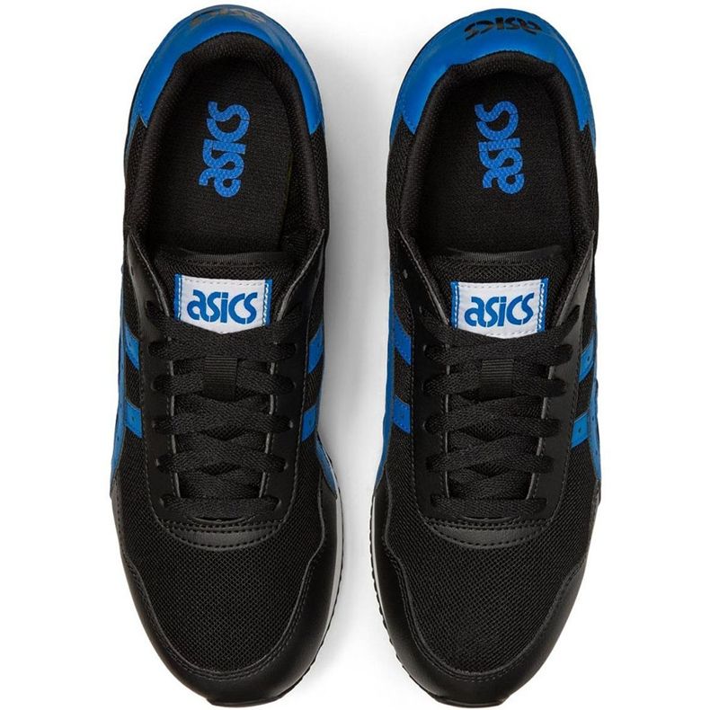 Pantofi bărbați Asics Tiger Runner negru și albastru 1191A207 004 multicolor 1