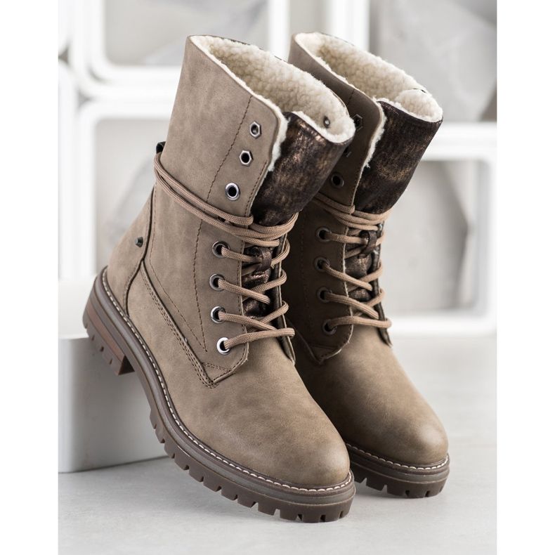 Super Mode Trappers înalți maro 1