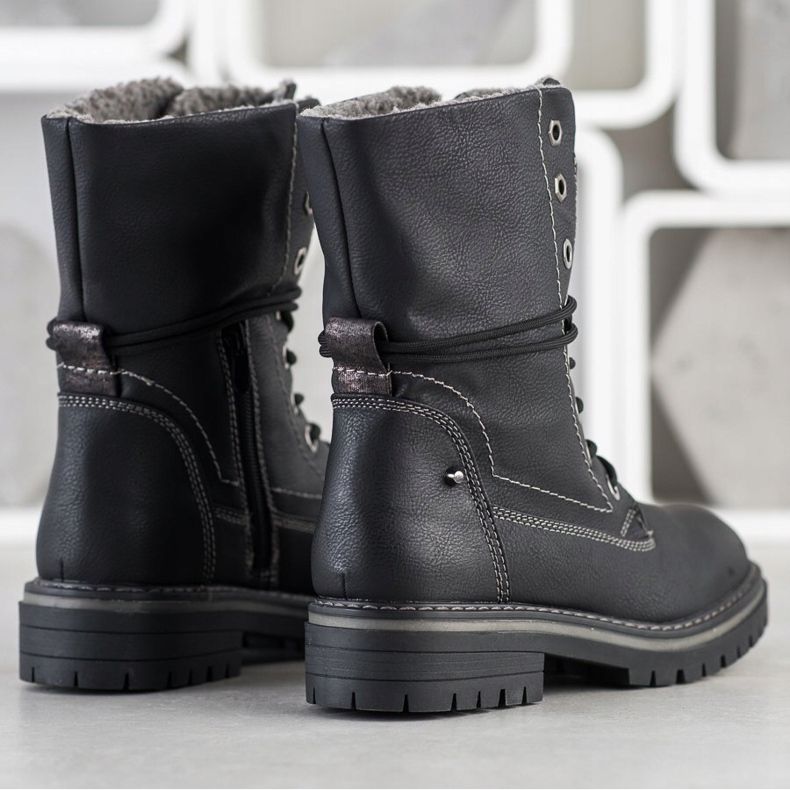 Super Mode Trappers înalți negru 1