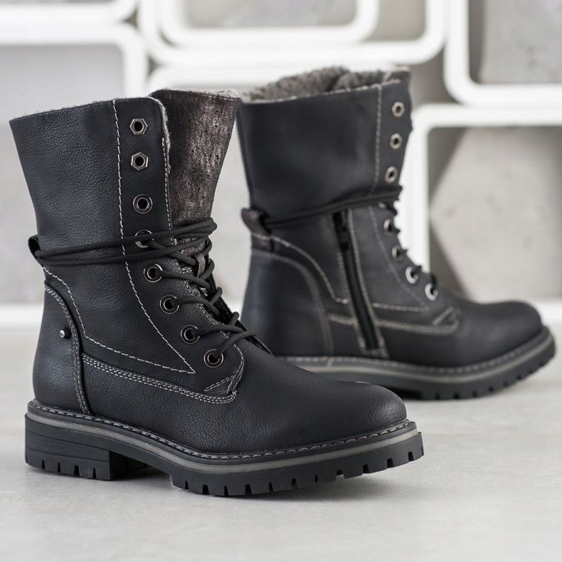 Super Mode Trappers înalți negru 2