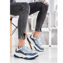 Kylie Adidași albastru la modă 1