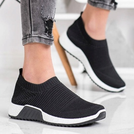 Goodin Sliponi negri sportivi negru 1 Goodin Sliponi negri sportivi negru 1