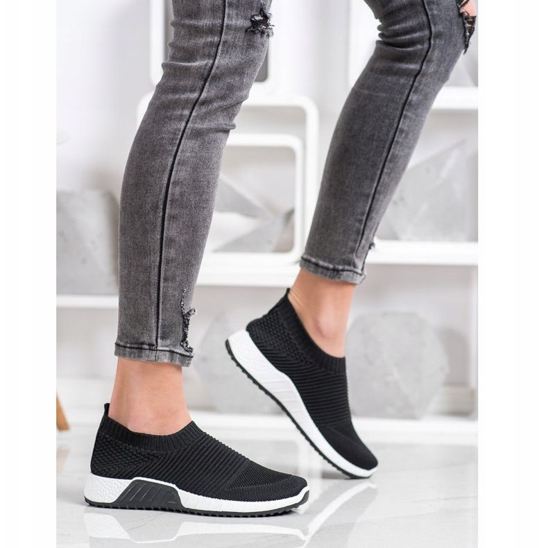 Goodin Sliponi negri sportivi negru 2 Goodin Sliponi negri sportivi negru 2