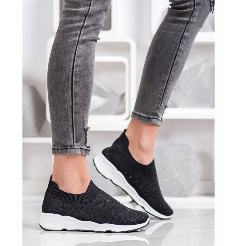 Goodin Slipons negri confortabili negru 2