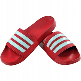 Papuci barbati Adidas Adilette Shower rosu AQ1705 alb roșu 1