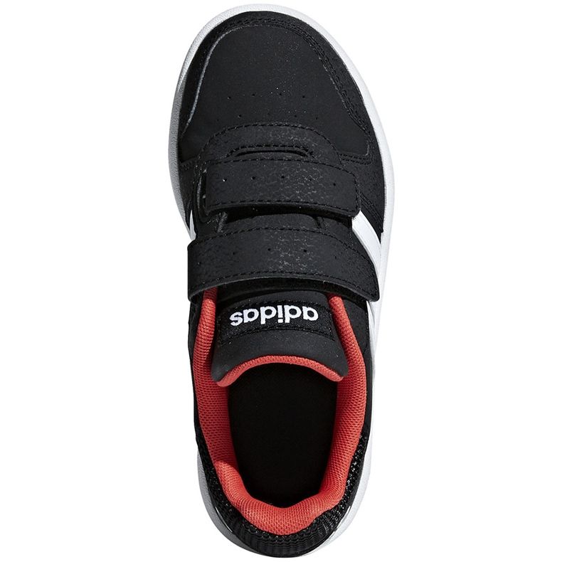 Pantofi copii Adidas Hoops 2.0 Cmf C negru-roșu-alb B75960 1